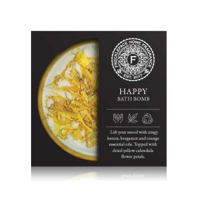 Boxed Botanical Bath Bomb 'Happy'